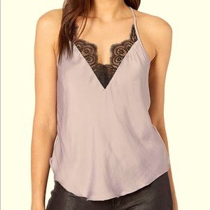 Intimately Free People Womens Starlight Lace Ruffled Cami